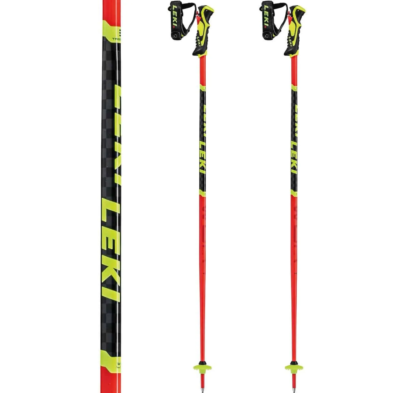 Leki WCR Lite SL 3D Flashred/black/neonyellow (2021/22) 4 Leki WCR Lite SL 3D Flashred/black/neonyellow (2021/22) - Afbeelding 2