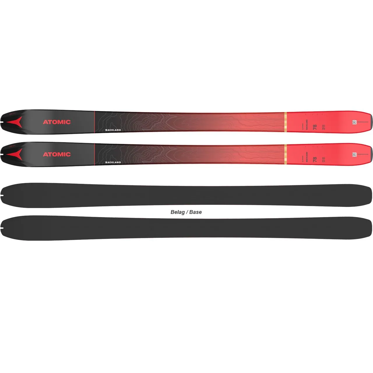 Atomic Backland 78 Black/red (2022/23) 4 Atomic Backland 78 Black/red (2022/23) - Afbeelding 2