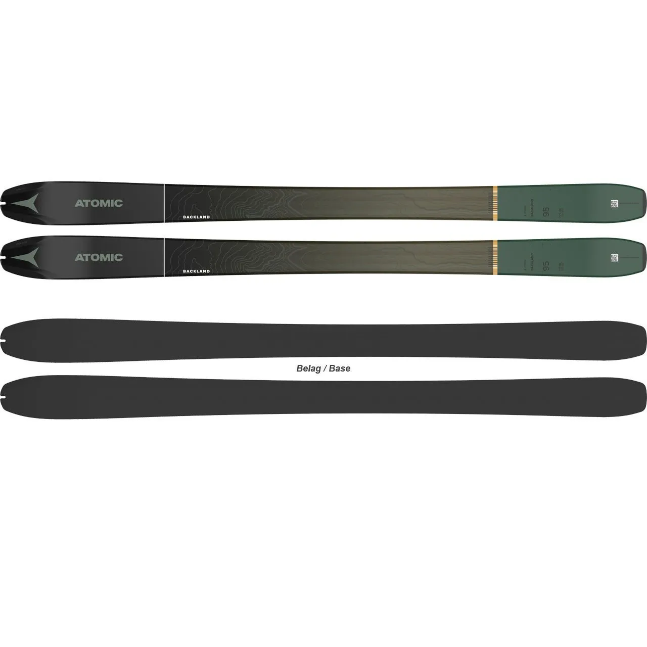 Atomic Backland 95 Black/green (2022/23) 4 Atomic Backland 95 Black/green (2022/23) - Afbeelding 2