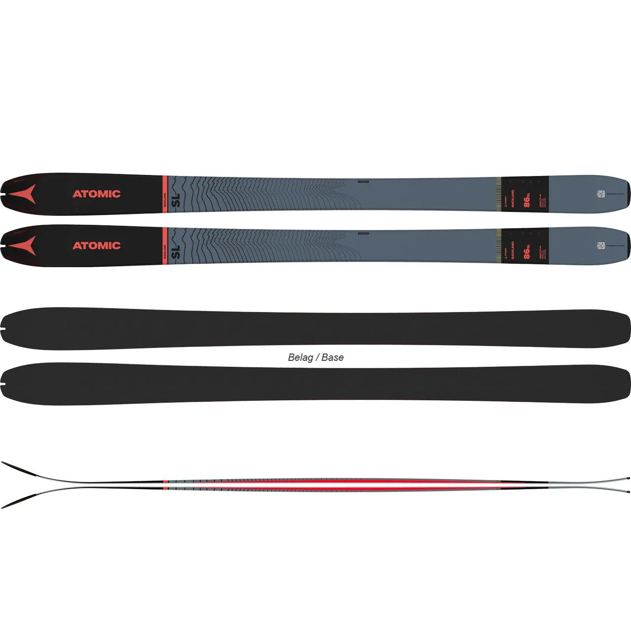 Atomic Backland 86 SL Black/metallic (2022/23) 4 Atomic Backland 86 SL Black/metallic (2022/23) - Afbeelding 2