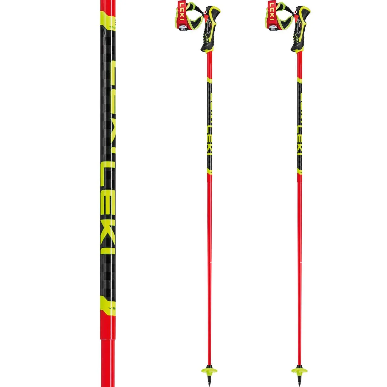 Leki Venom SL 3D Bright Red/black/neonyellow 4 Leki Venom SL 3D Bright Red/black/neonyellow - Afbeelding 2