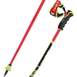 Leki WCR Carbon GS 3D Bright Red/black/neonyellow