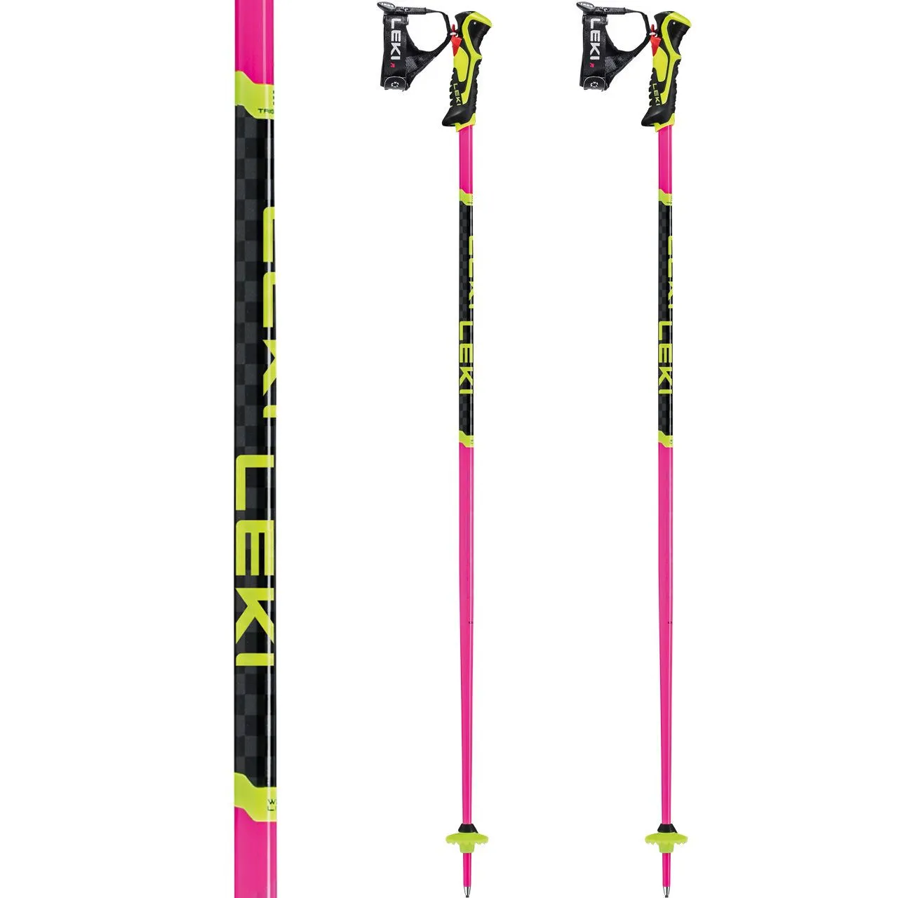 Leki WCR Lite SL 3D Neonpink/black/neonyellow 4 Leki WCR Lite SL 3D Neonpink/black/neonyellow - Afbeelding 2